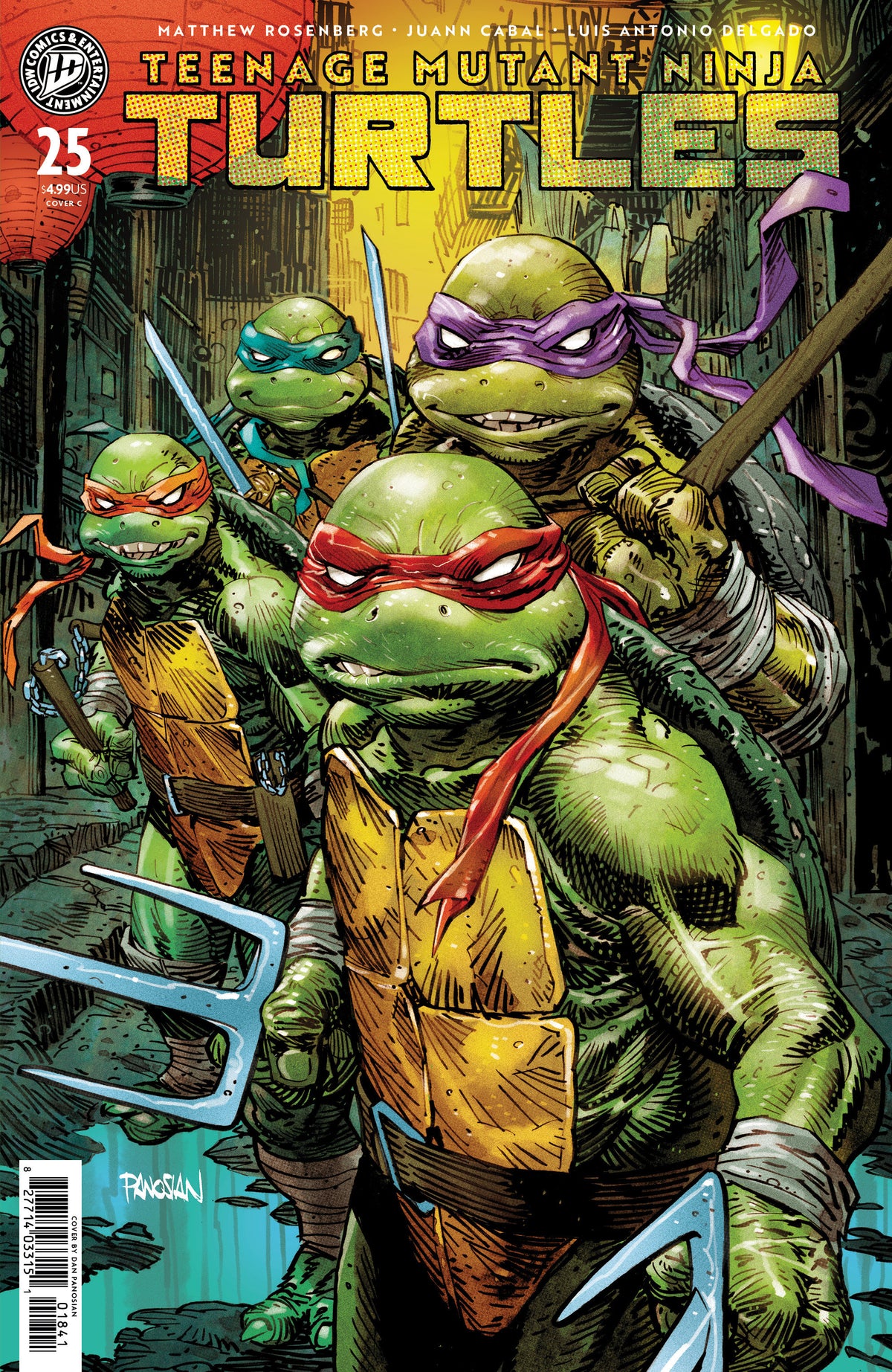 Teenage Mutant Ninja Turtles #25 (Variant C (Panosian)) - PREORDER