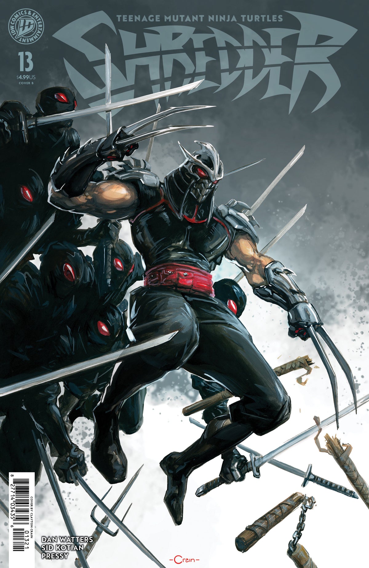 Teenage Mutant Ninja Turtles: Shredder #13 (Variant B (Crain)) - PREORDER