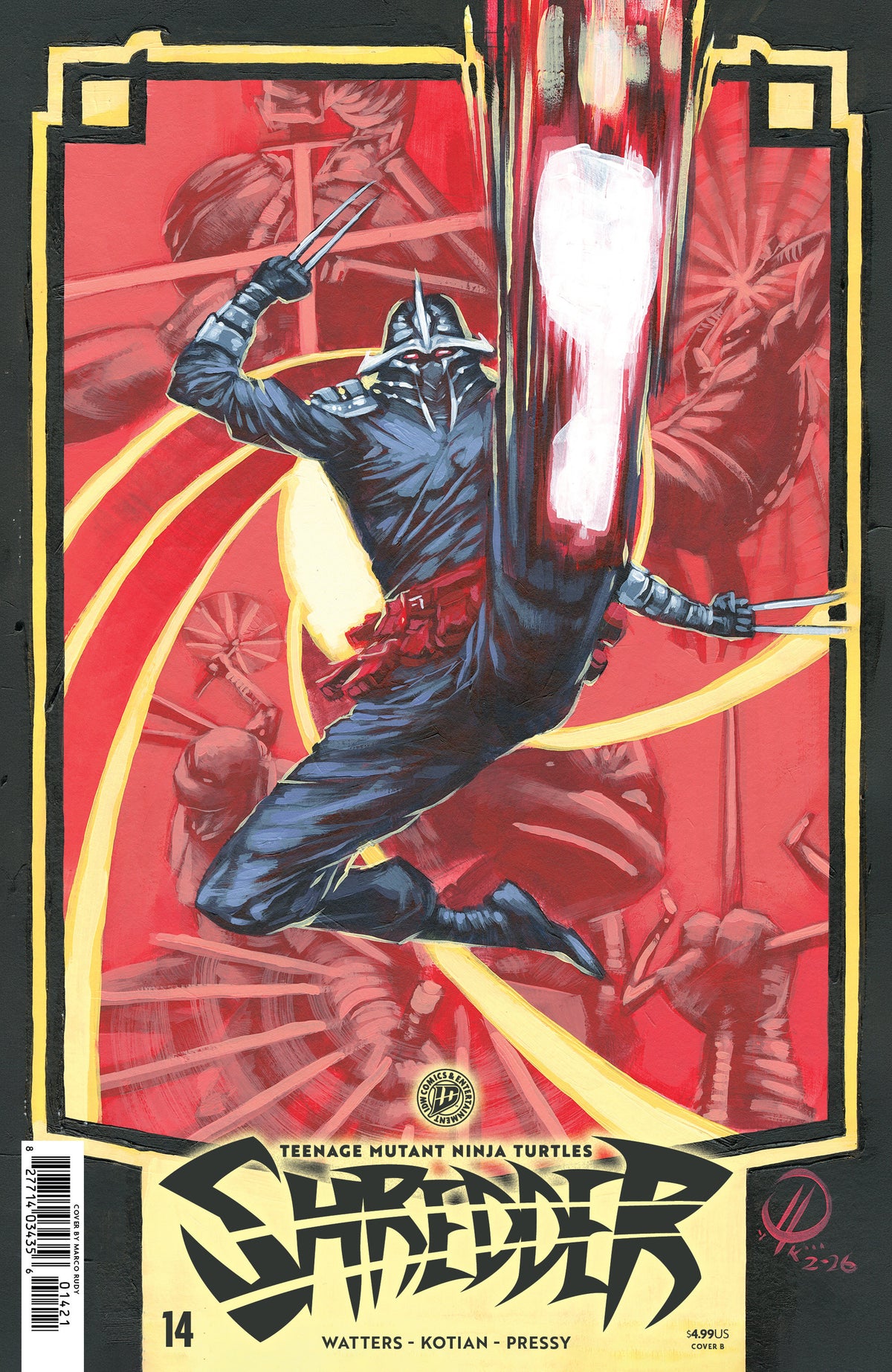 Teenage Mutant Ninja Turtles: Shredder #14 (Variant B (Rudy)) - PREORDER
