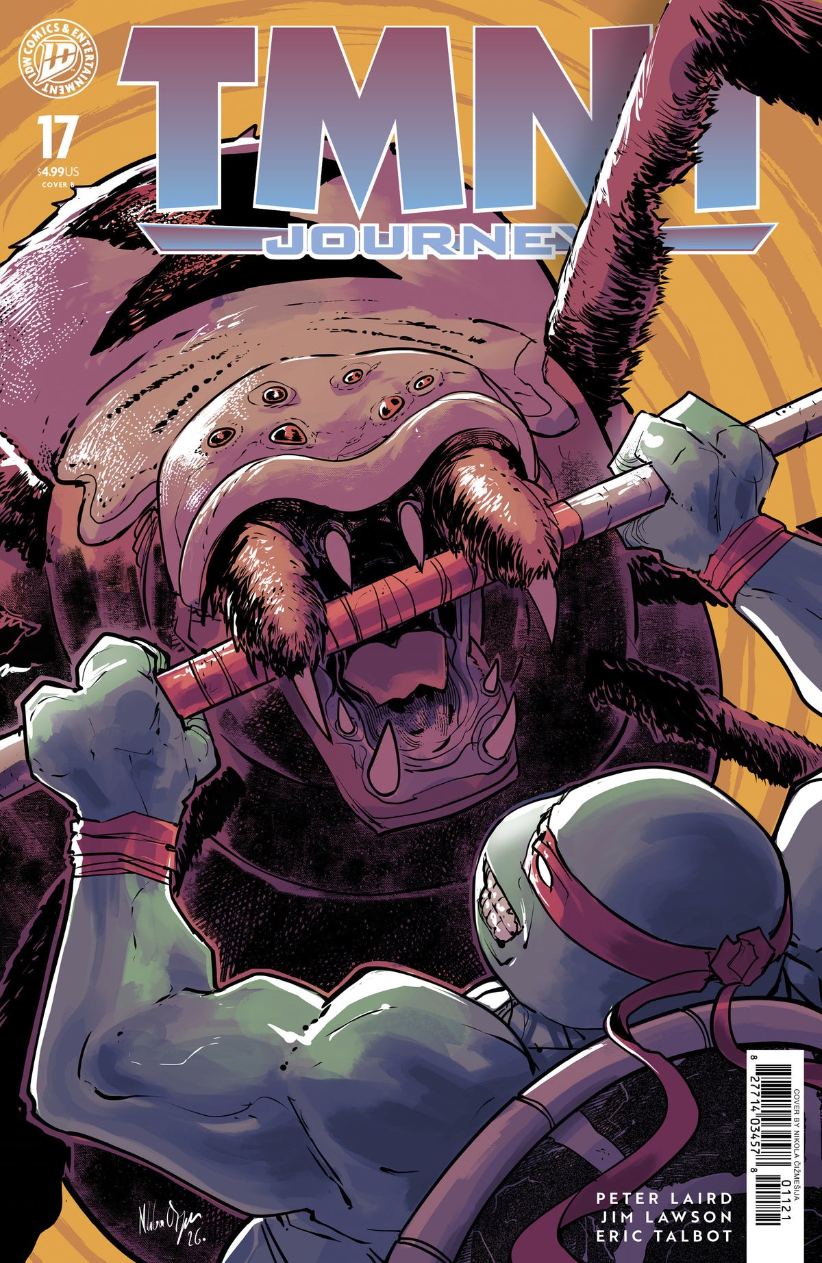 TMNT: Journeys #17 (Variant B (Cizmesija)) - PREORDER