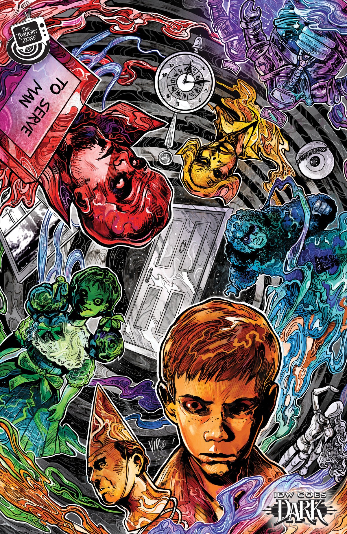 The Twilight Zone #11 (Variant C (Riccardi IDW Goes Dark Variant)) - PREORDER