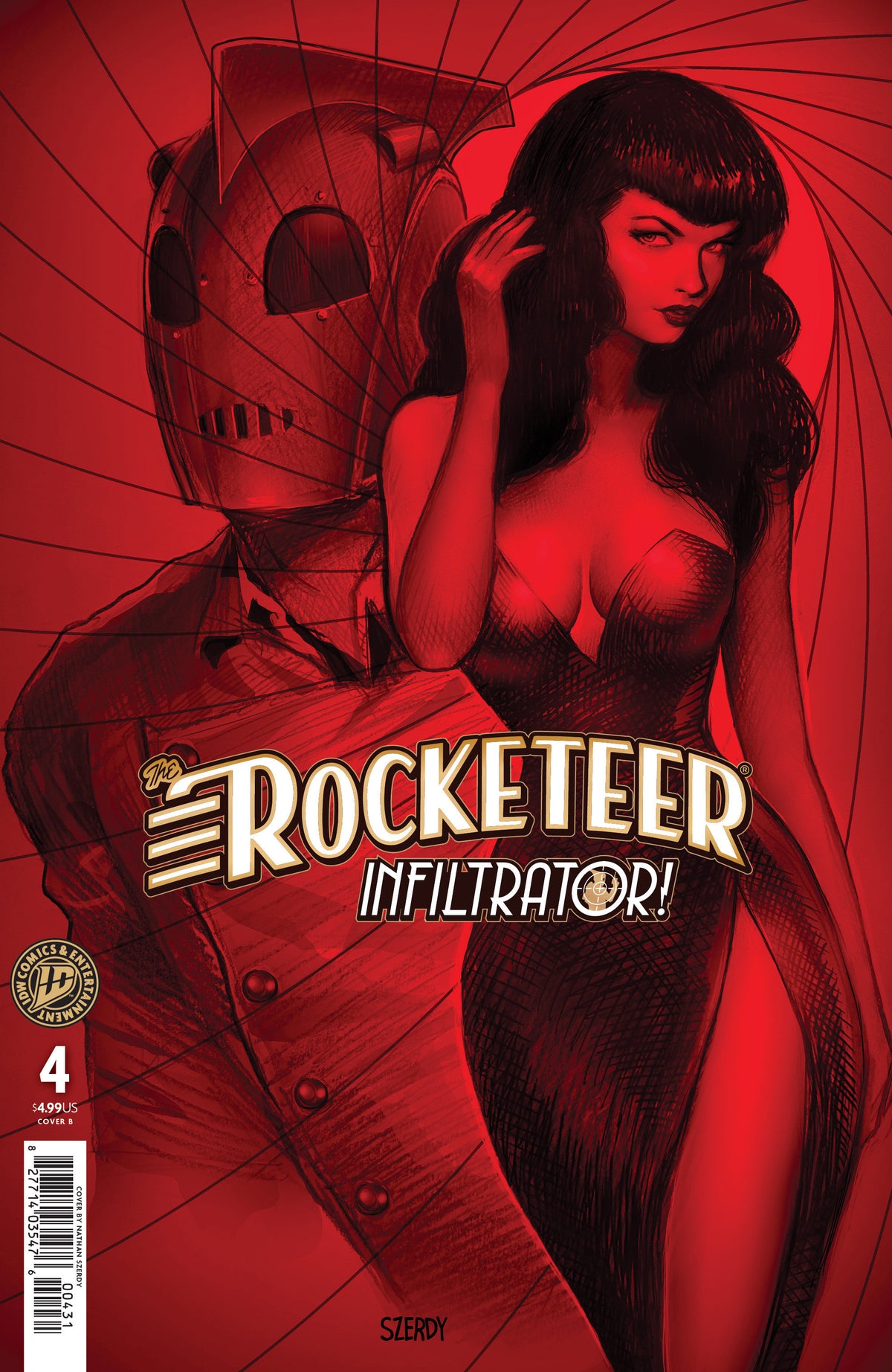 The Rocketeer: Infiltrator! #4 (Variant B (Szerdy)) - PREORDER