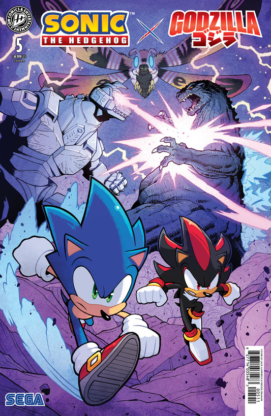 Sonic the Hedgehog x Godzilla #5 (Cover A (Lawrence)) - PREORDER