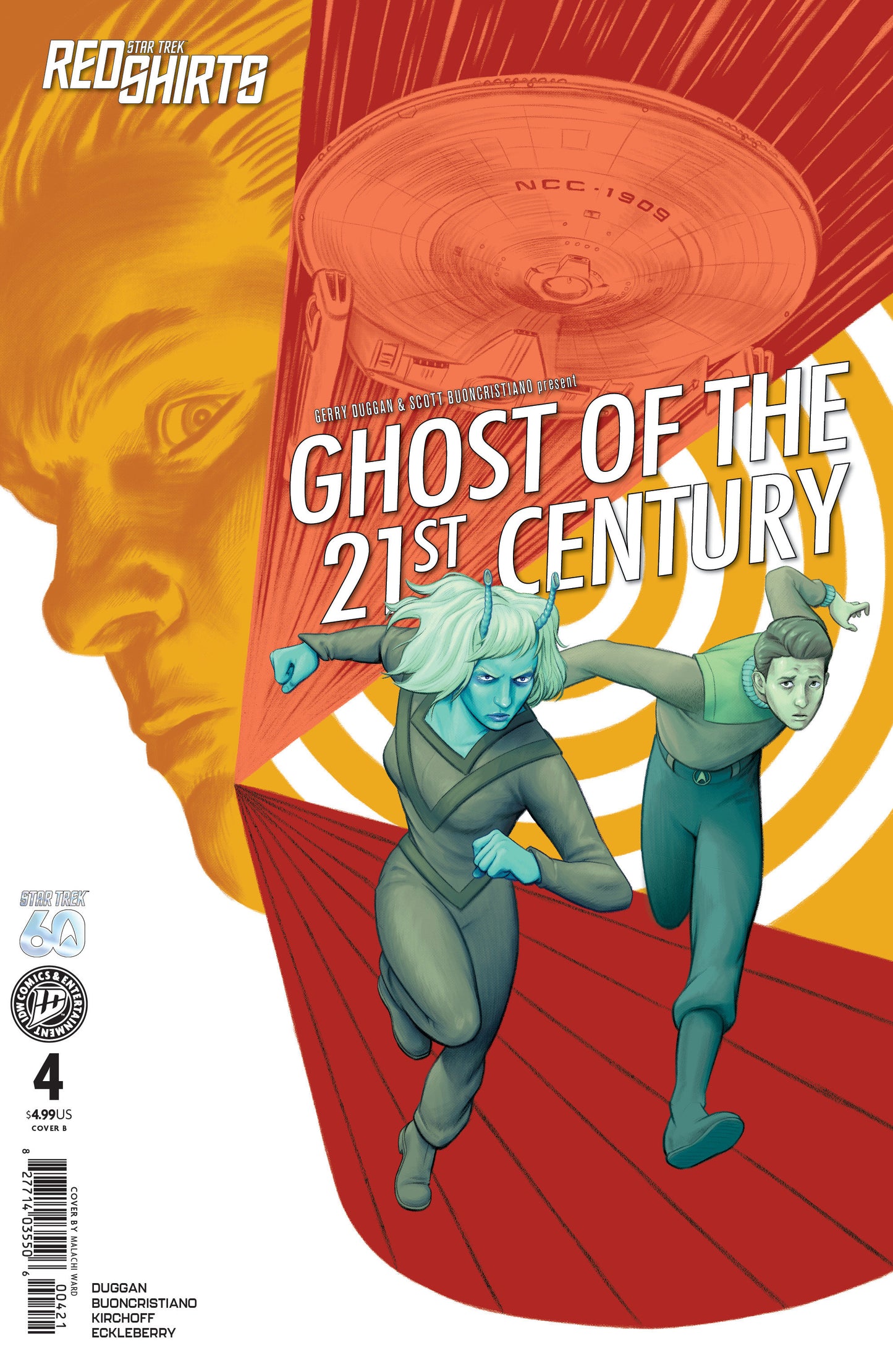 Star Trek: Red Shirts--Ghost of the 21st Century #4 (Variant B (Ward)) - PREORDER