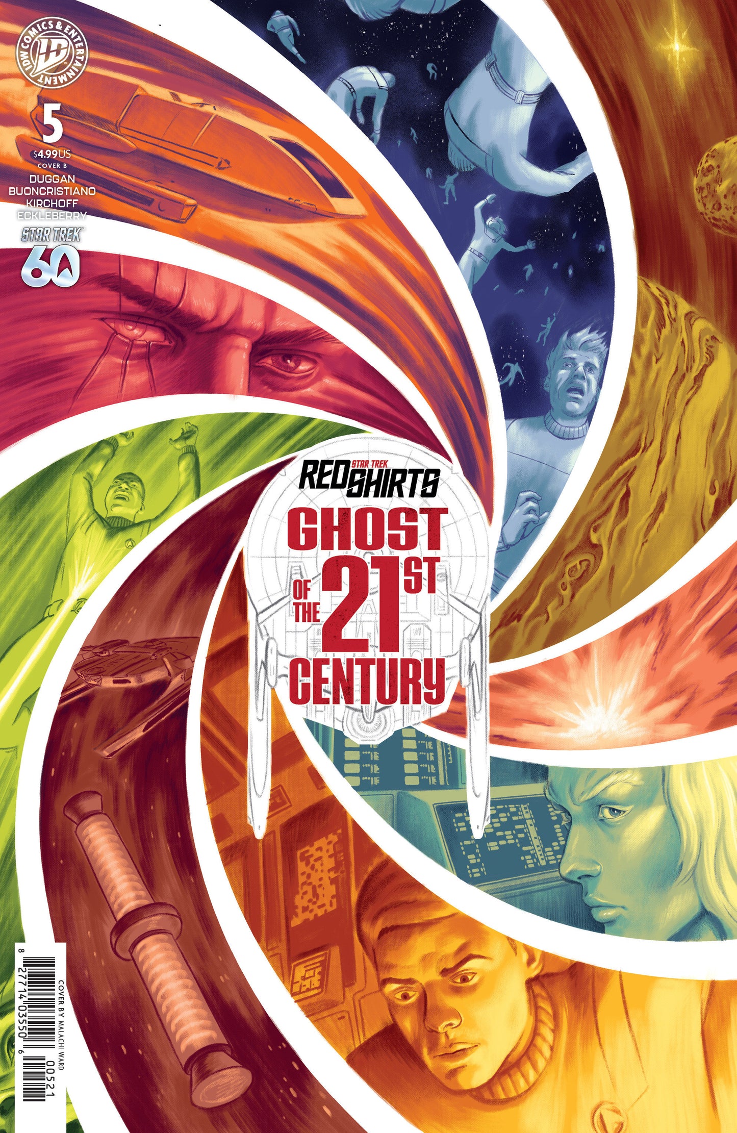 Star Trek: Red Shirts--Ghost of the 21st Century #5 (Variant B (Ward)) - PREORDER