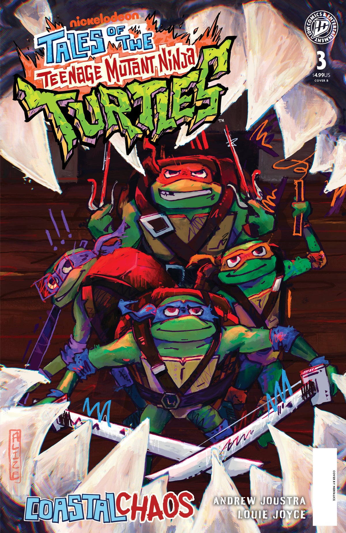 Tales of the Teenage Mutant Ninja Turtles: Coastal Chaos #3 (Variant B (NerfAlice)) - PREORDER