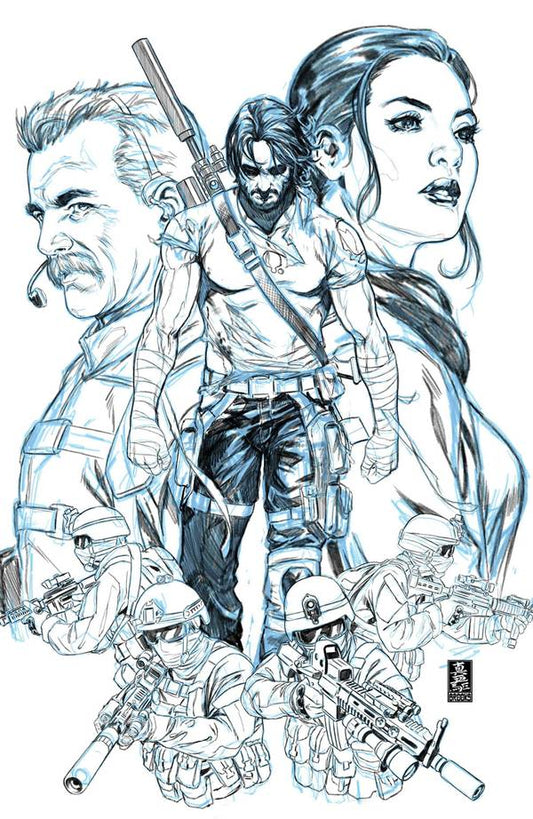 BRZRKR #1 (Cover N 1:500 Mark Brooks Sketch Virgin Variant)