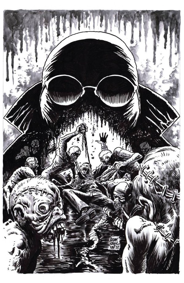 Stuff of Nightmares #1 (Cover L - Francesco Francavilla Unlockable B&W Virgin Variant)