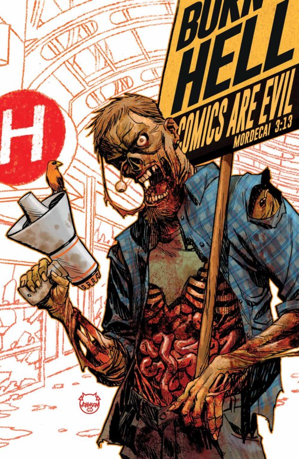 Hello Darkness #13 (Cover C Dave Johnson Virgin Variant)