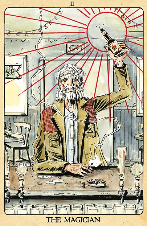 Minor Arcana #2 (Cover C 1:10 Jeff Lemire Tarot Card Card Stock Variant)