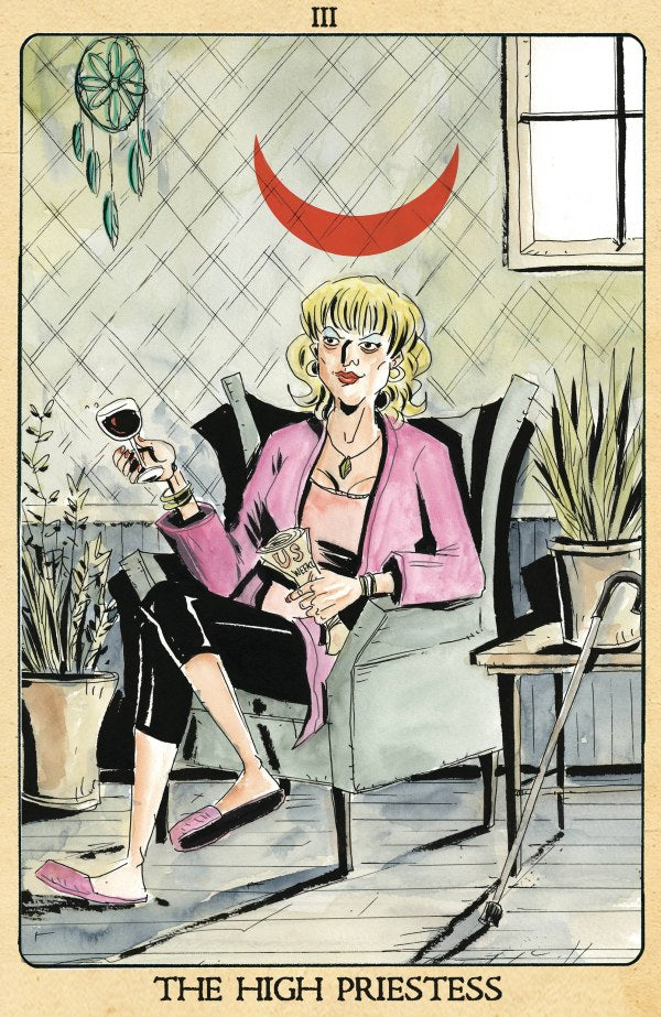 Minor Arcana #3 (Cover C 1:10 Jeff Lemire Tarot Card Card Stock Virgin Variant)