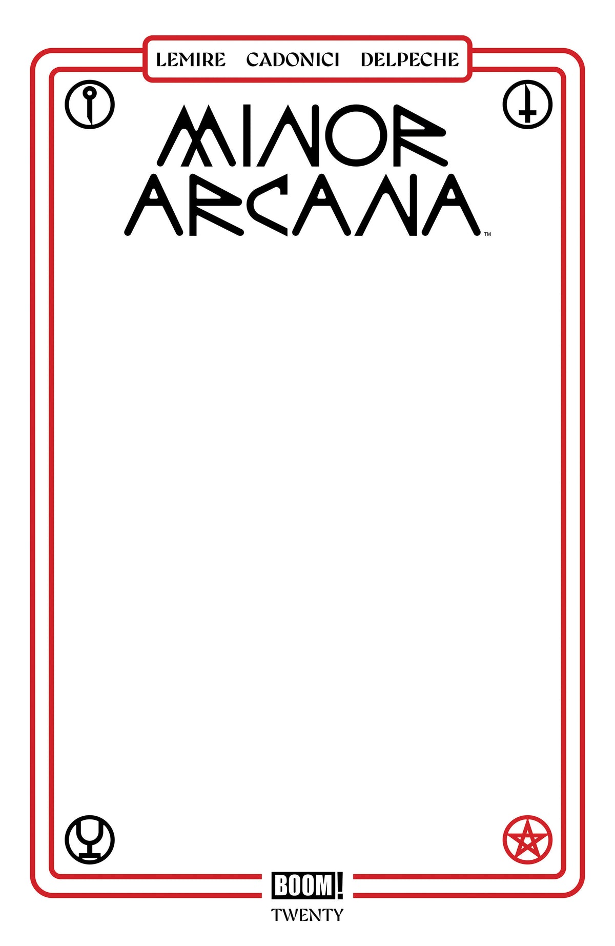 Minor Arcana #20 (C Blank Sketch Variant) - PREORDER