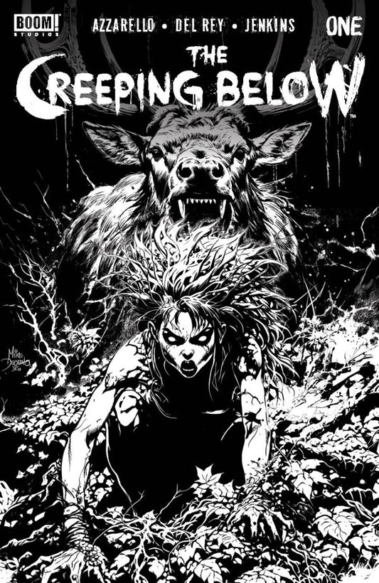The Creeping Below #1 (Cover F Mike Deodato Jr. Black & White Variant)