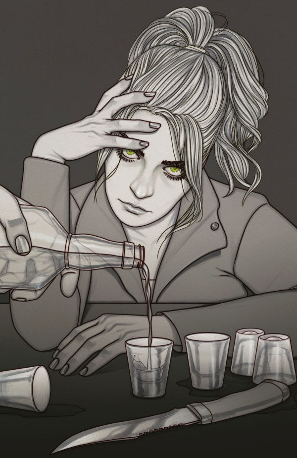 Something Is Killing the Children: A Monster Hunter Walks Into a Bar #1 (Cover E 1:20 Jenny Frison BOOM! 20th Anniversary Virgin Variant)