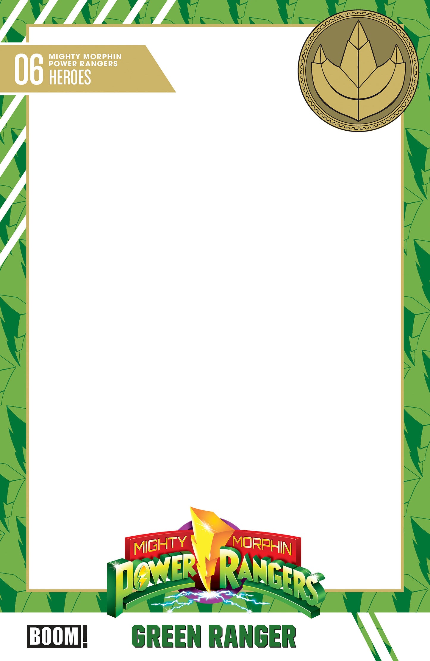 Mighty Morphin Power Rangers (2026) #6 (D Trading Card Blank Sketch Variant) - PREORDER