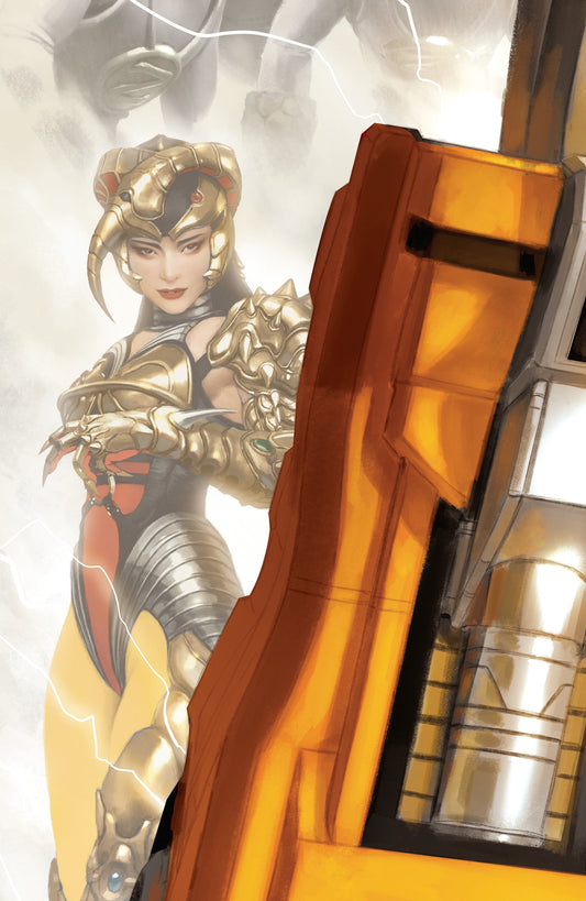 Mighty Morphin Power Rangers (2026) #7 (C Megazord Card Stock Connecting Variant (Full Art, Mercado)) - PREORDER