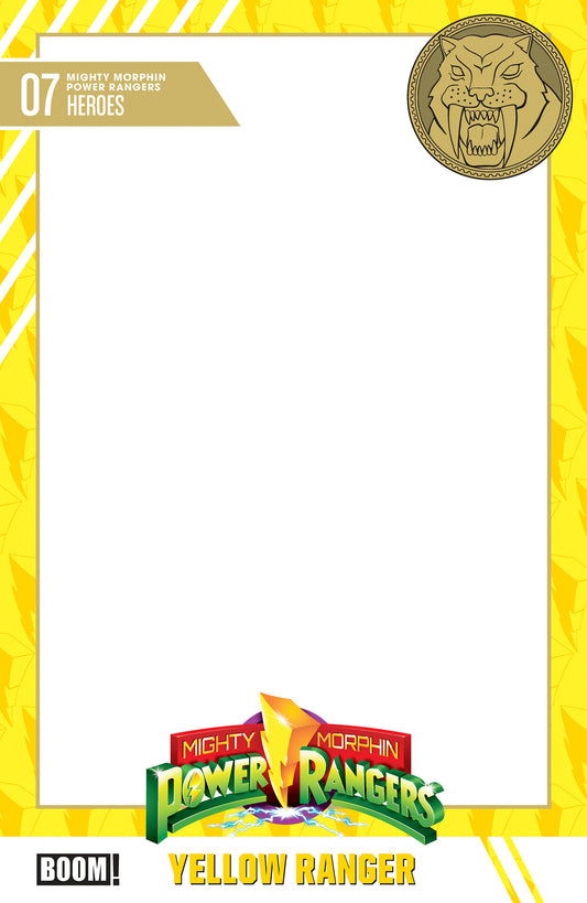 Mighty Morphin Power Rangers (2026) #7 (D Trading Card Blank Sketch Variant) - PREORDER