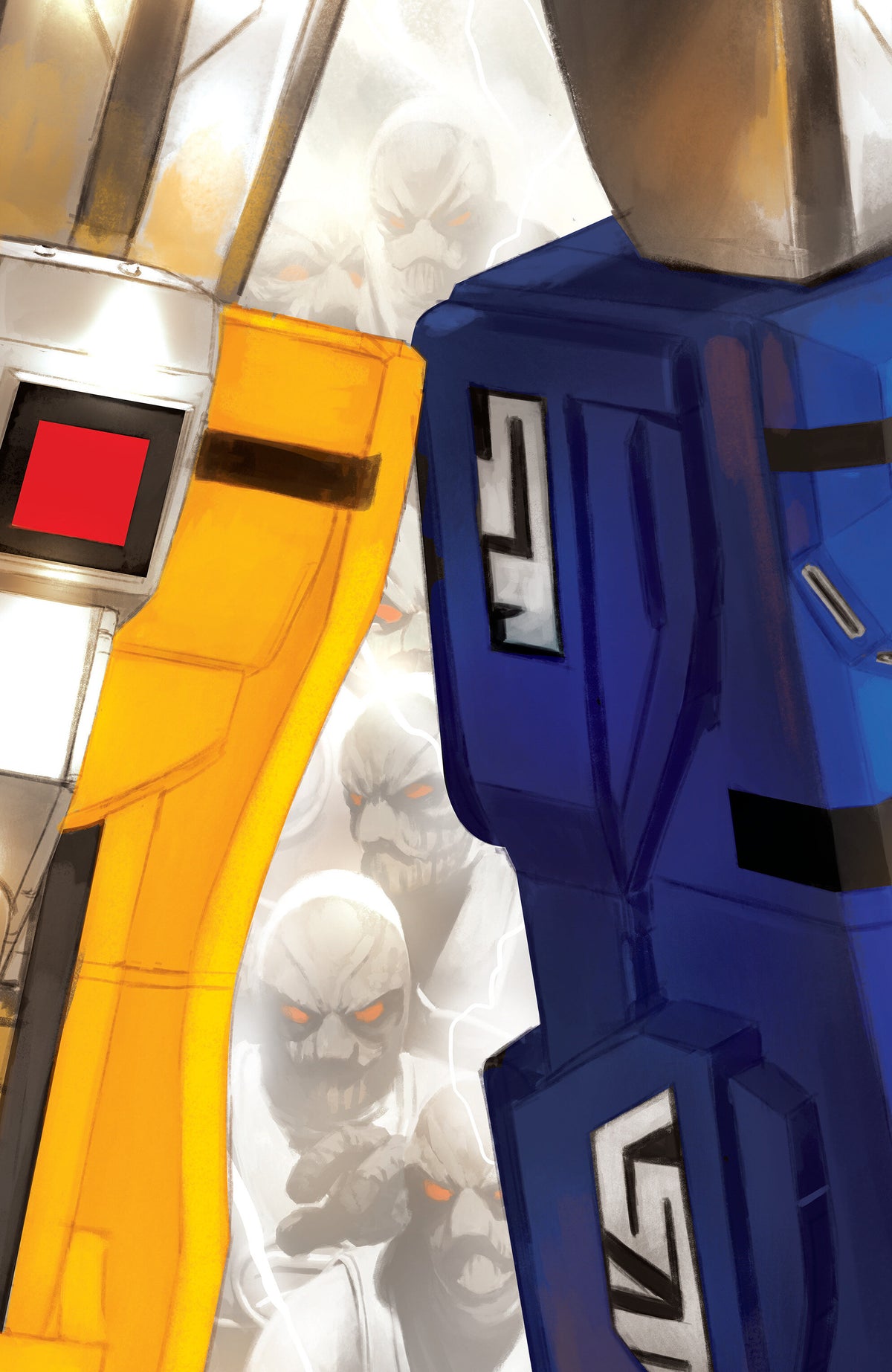 Mighty Morphin Power Rangers (2026) #8 (C Megazord Card Stock Connecting Variant (Full Art, Mercado)) - PREORDER