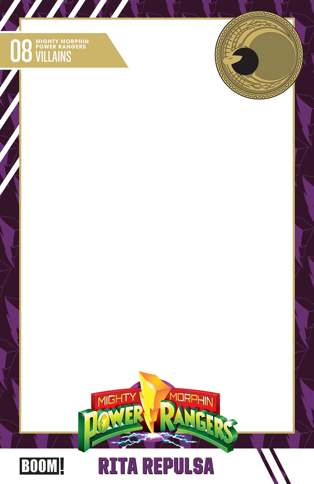 Mighty Morphin Power Rangers (2026) #8 (D Trading Card Blank Sketch Variant) - PREORDER