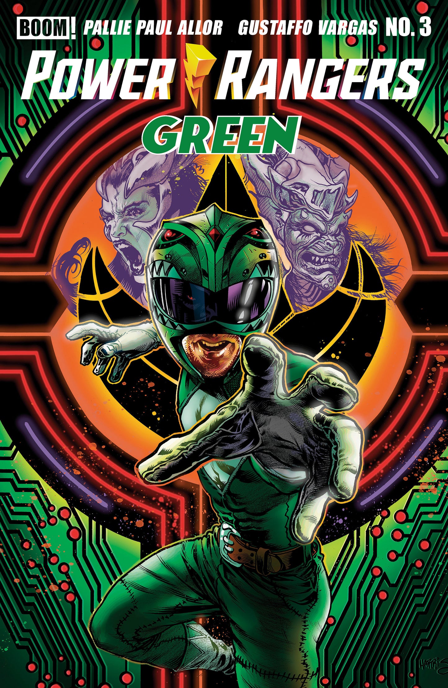 Power Rangers Green #3 (A Main (Dressed, Harris)) - PREORDER
