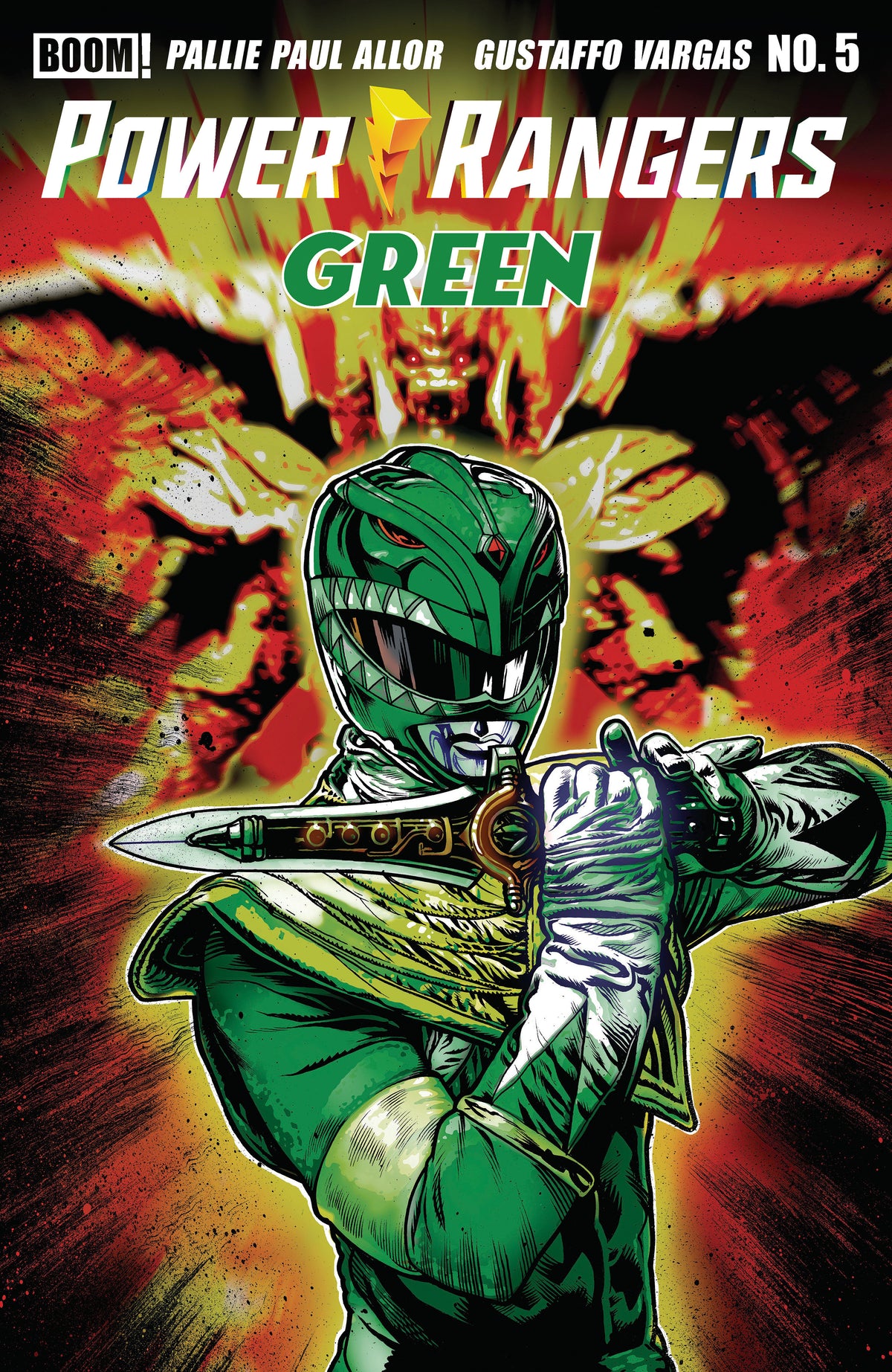 Power Rangers Green #5 (A Main (Dressed, Harris)) - PREORDER