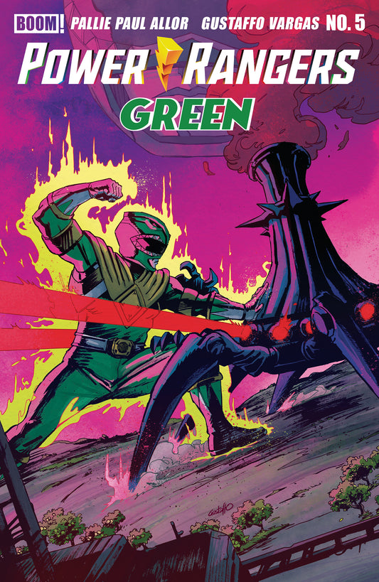 Power Rangers Green #5 (B Variant (Dressed, Vargas)) - PREORDER