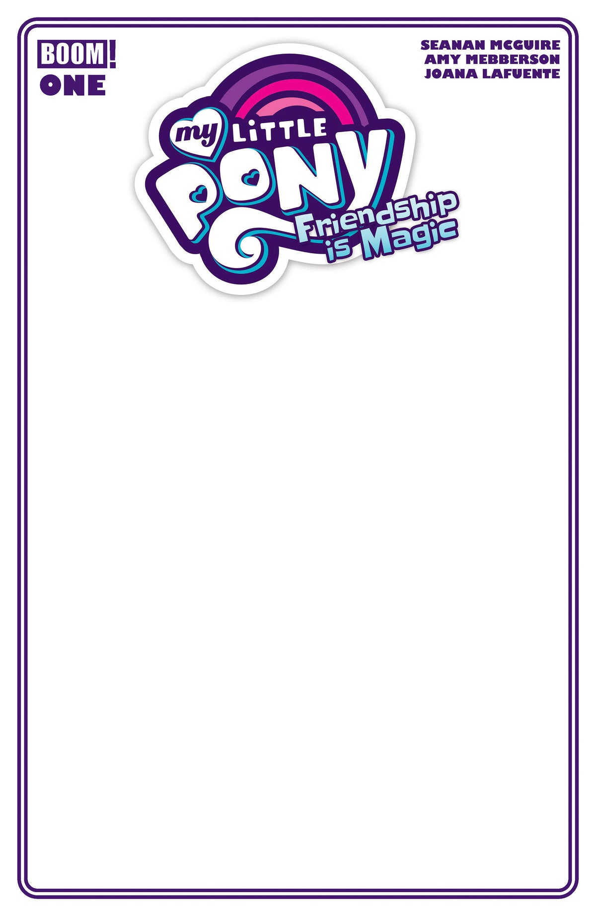 My Little Pony: Friendship is Magic (2026) #1 (D Blank Sketch Variant) - PREORDER