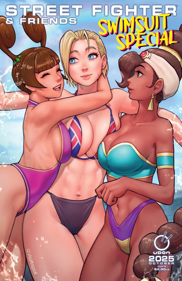 2025 Street Fighter & Friends Swimsuit Special #1 (Cover B Quasimodox Variant)
