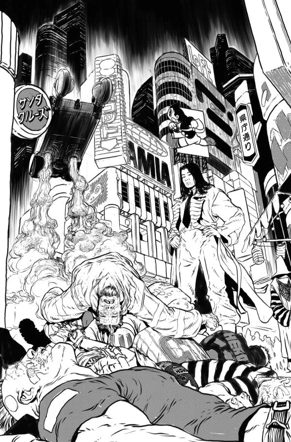Blade Runner: Tokyo Nexus #1 (Mariano Taibo Black & White Virgin Variant)