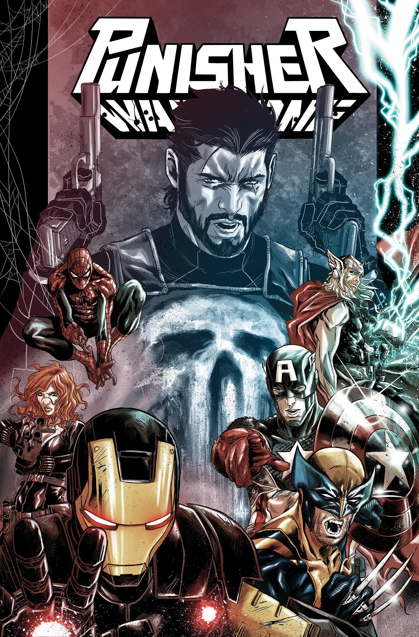 Punisher: Enter The War Zone Omnibus Marco Checchetto Cover - PREORDER