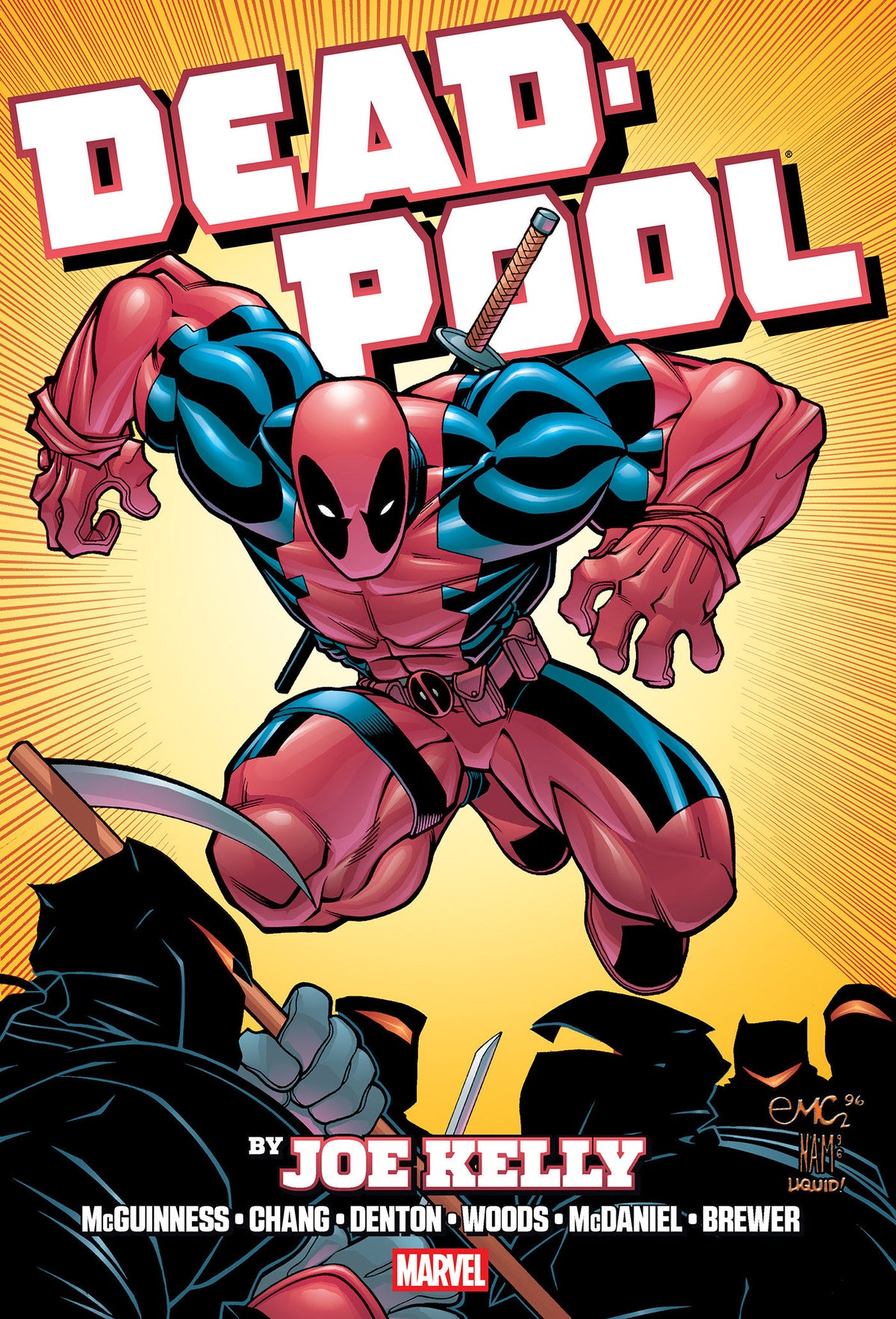 Deadpool By Joe Kelly Omnibus Ed Mcguinness Ninja Cover [New Printing, DM Only] - PREORDER