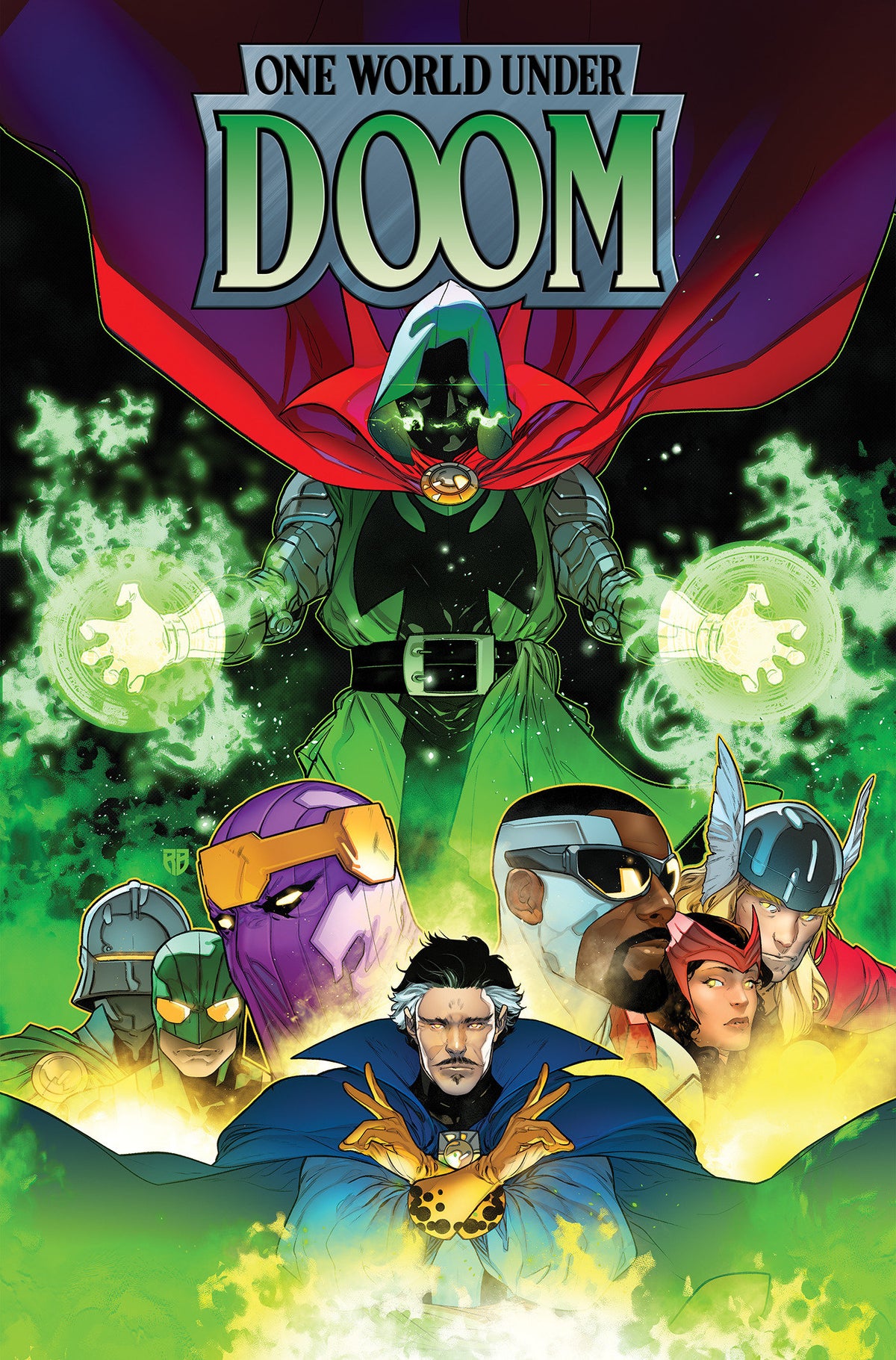 One World Under Doom Omnibus R.B. Silva Cover [DM Only] - PREORDER
