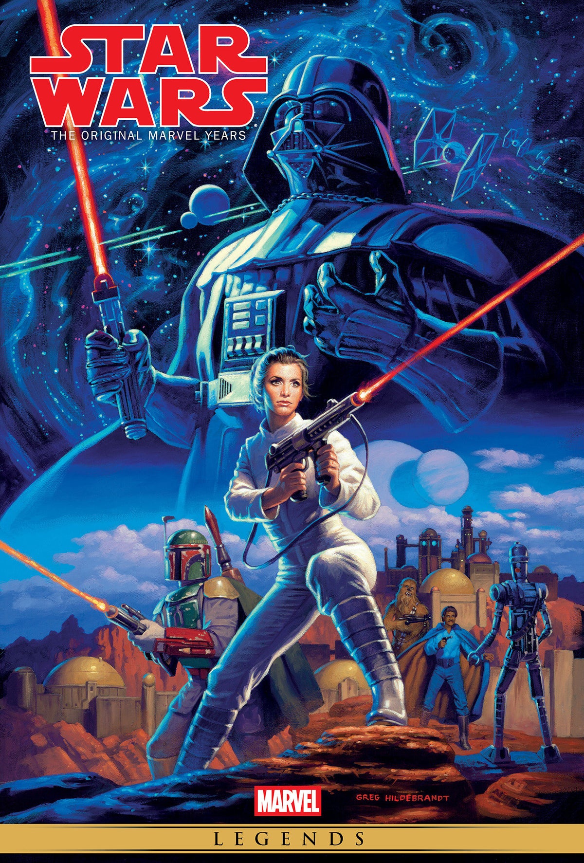 Star Wars: The Original Marvel Years Omnibus Vol. 2 Greg Hildebrandt Cover [New Printing, DM Only] - PREORDER