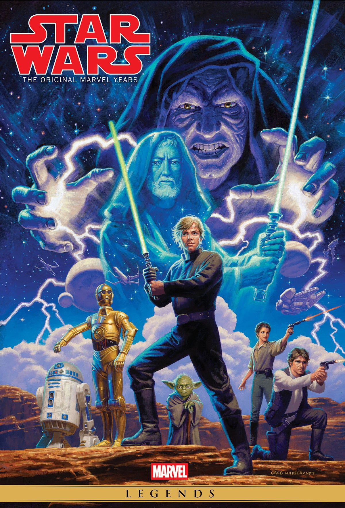 Star Wars: The Original Marvel Years Omnibus Vol. 3 Greg Hildebrandt Cover [New Printing, DM Only] - PREORDER