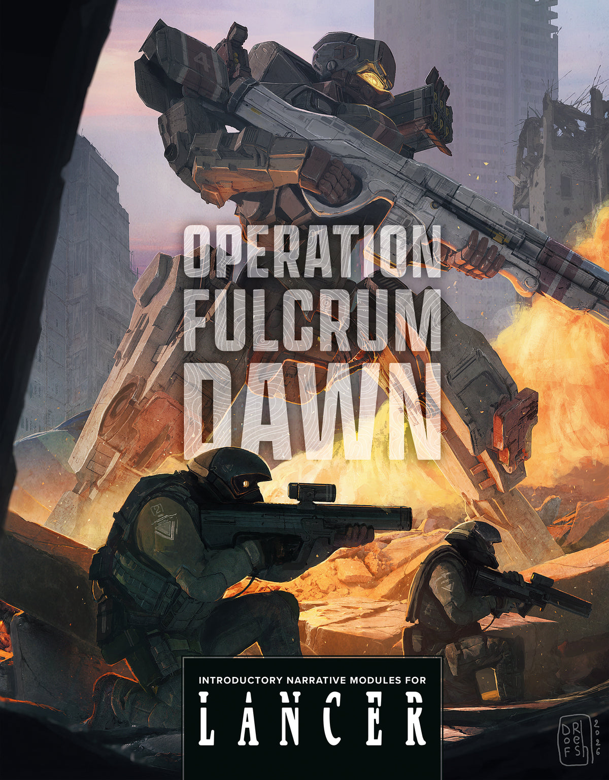 Operation Fulcrum Dawn: Introductory Narrative Modules for LANCER - PREORDER