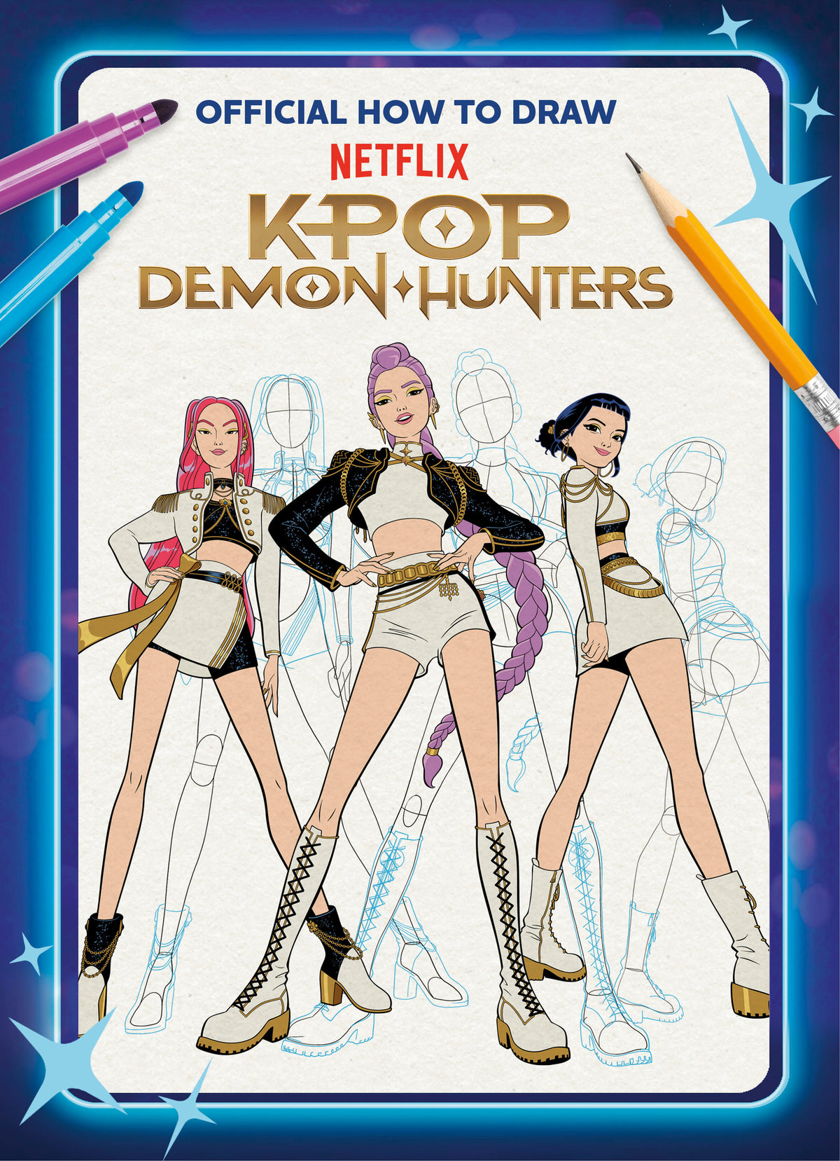 Official How to Draw Netflix KPop Demon Hunters - PREORDER