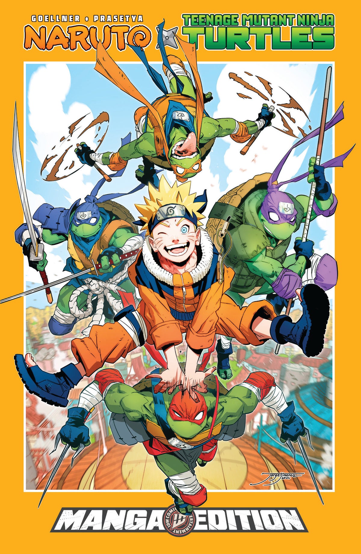 Naruto x Teenage Mutant Ninja Turtles--Manga Style Edition - PREORDER