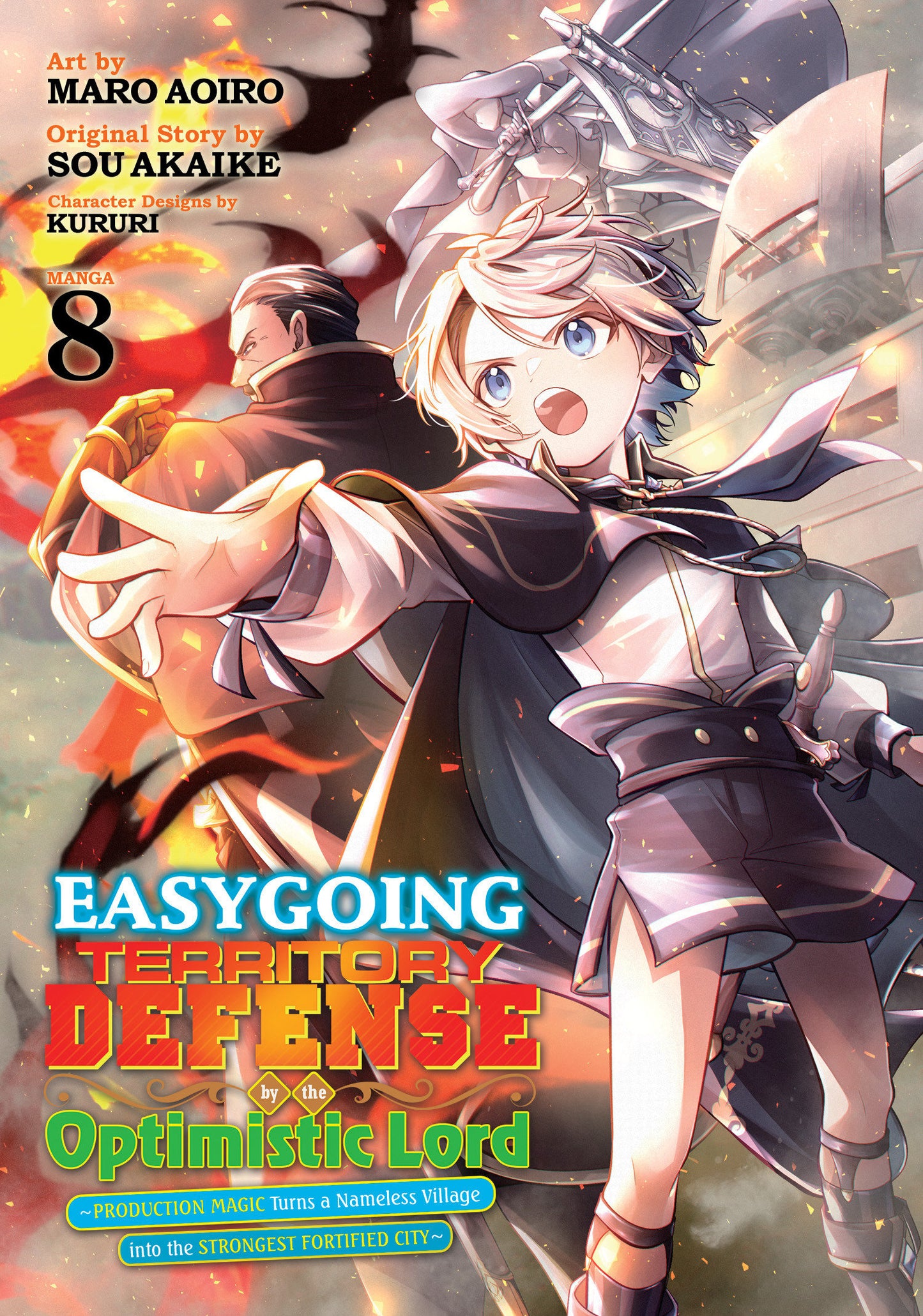 Easygoing Territory Defense by the Optimistic Lord: Production Magic Turns a Nameless Village into the Strongest Fortified City (Manga) Vol. 8 (Manga) - PREORDER