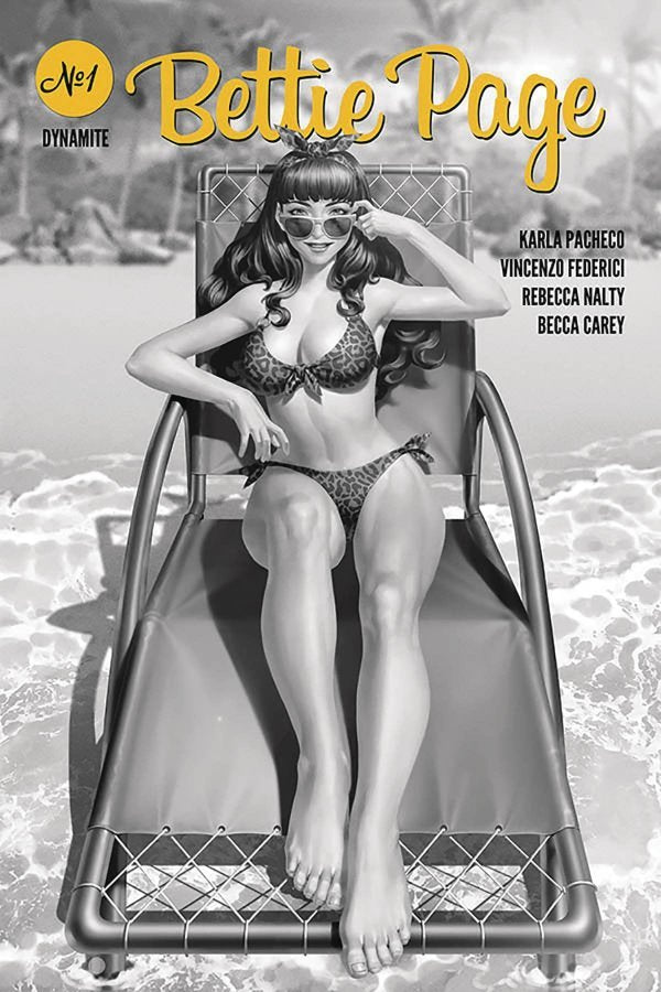 Bettie Page #1 (1:25 Yoon B&w Cover)