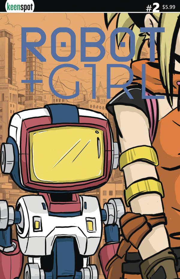 Robot + Girl #2 (Cover B Mike White Variant)