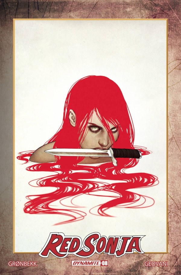 Red Sonja #8 (Cover F 1:10 Frison Modern Icon)