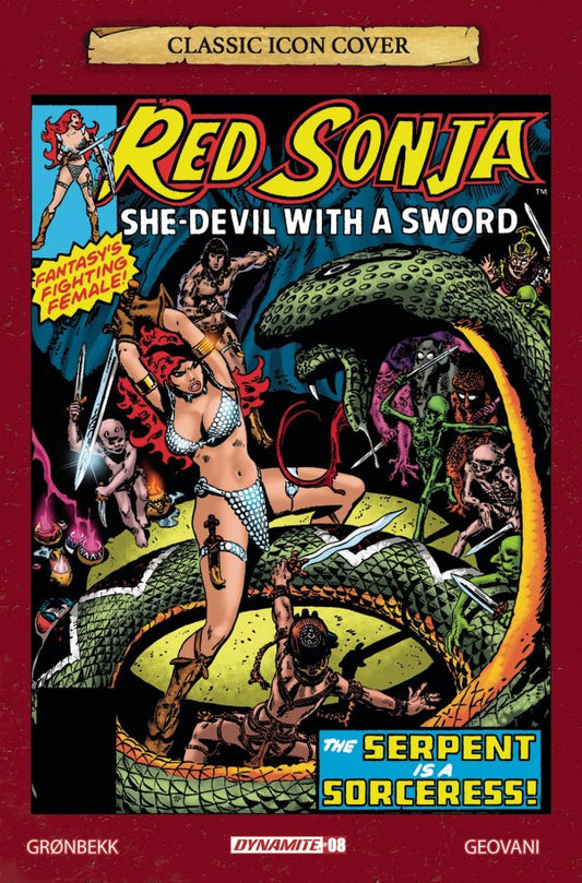 Red Sonja #8 (Cover G 1:10 Thorne Icon)