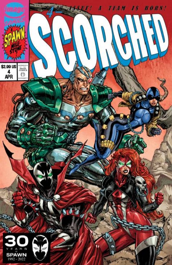 The Scorched #4 (Cover B Todd McFaralane X-Men Homage)