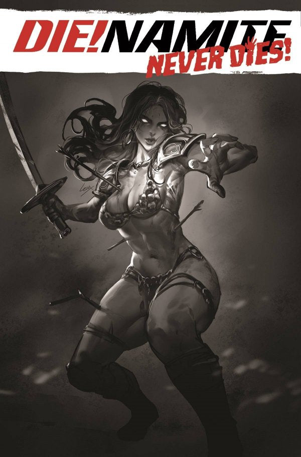 DIE!NAMITE Never Dies #1 (Cover H 1:20 Li B&W)