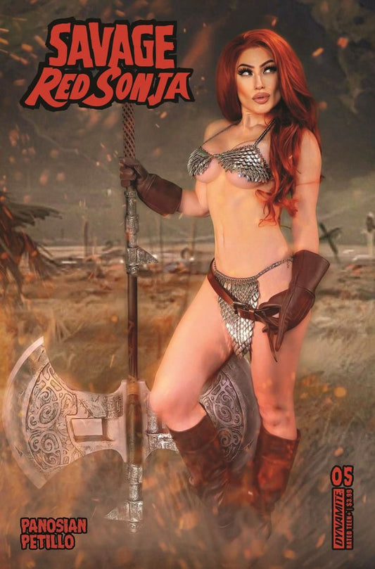 Savage Red Sonja #5 (Cover D Rachel Hollon Cosplay Variant)