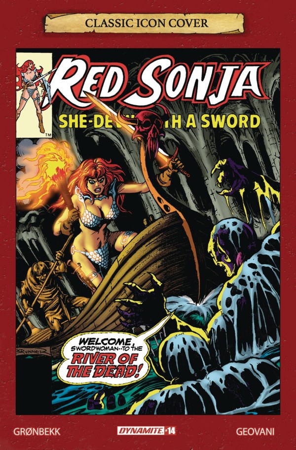 Red Sonja #14 (Cover G 1:10 Frank Brunner Icon Variant)