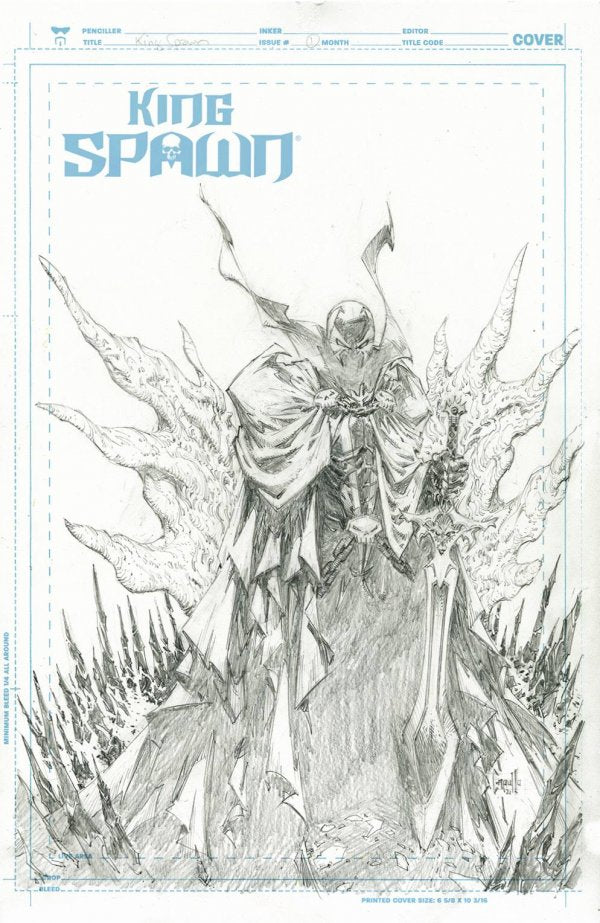 King Spawn #1 (Cover H Greg Capullo Sketch 1:50)