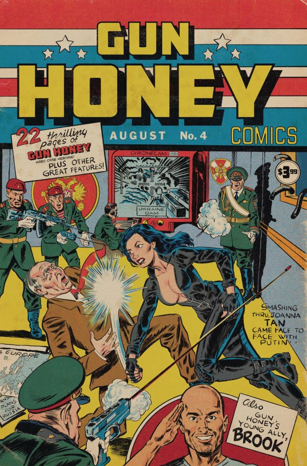 Gun Honey: Collision Course #4 (FOC Nuno Pereira Homage Variant)