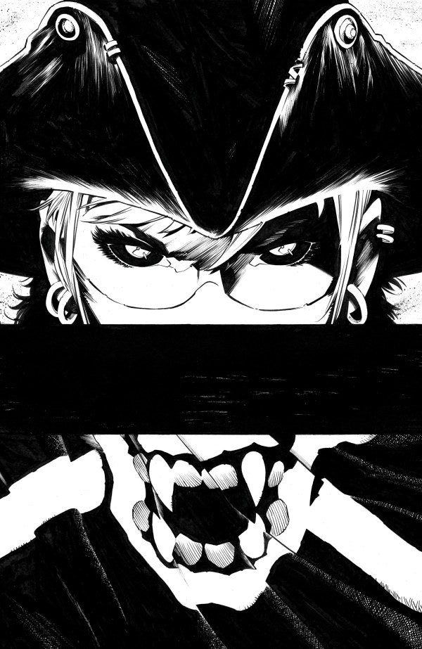 Vampyrates! #1 (Cover F 1:10 Luca Pizzari Black & White Virgin Variant)