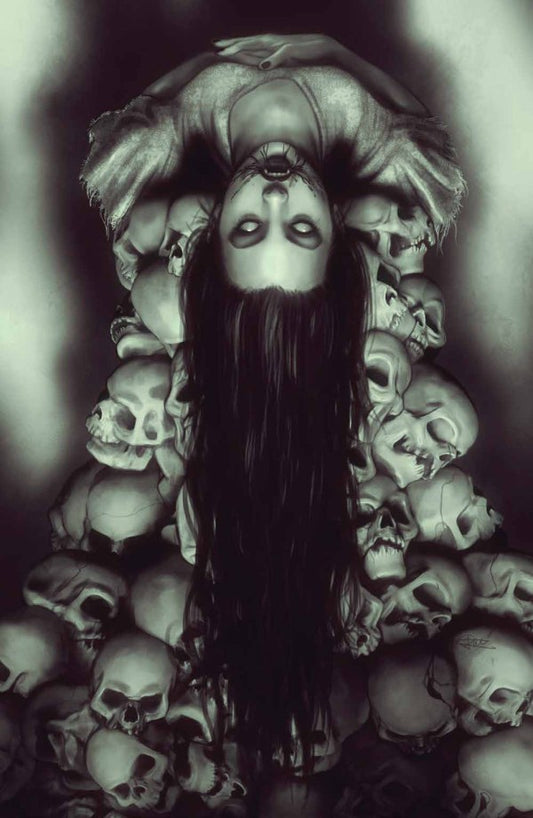 Hello Darkness #10 (Cover F 1:10 Rebeca Puebla Black & White Virgin Variant)
